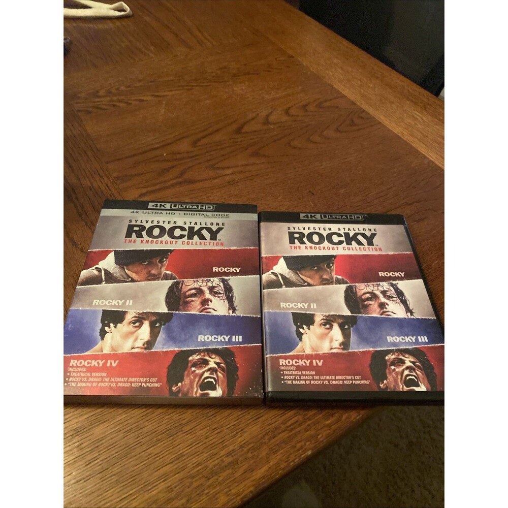 Rocky: the Knockout Collection (Ultra HD) Rocky 1-4+ Bonus Sylvester Stallone